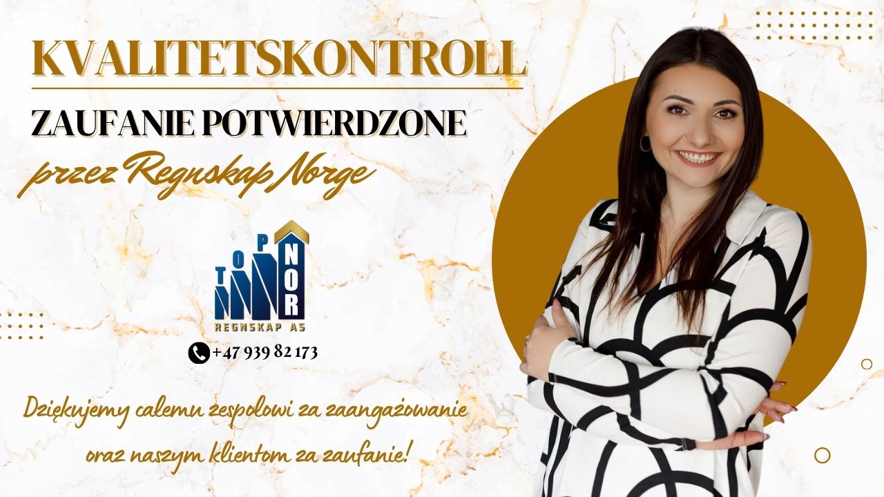 Kvalitetskontroll – zaufanie potwierdzone przez Regnskap Norge